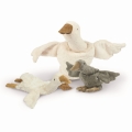 Przytulanka z pestkami wiśni - GOOSE WHITE SMALL