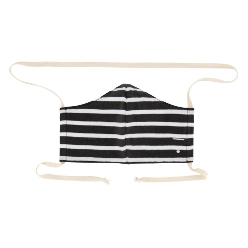 Maseczka- Face Mask - Nearly Black/Off White