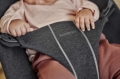 BABYBJORN - leżaczek BLISS 3D Jersey - Szaroczarny