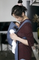 BABYBJORN MINI Cotton – nosidełko, Niebieski