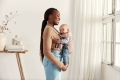 BABYBJORN MINI 3D Mesh – nosidełko, Zgaszony Róż