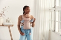 BABYBJORN MINI 3D Mesh – nosidełko, Zgaszony Róż