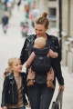 BABYBJORN MOVE 3D Mesh - nosidełko, Antracyt/Leopar