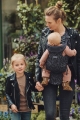 BABYBJORN MOVE 3D Mesh - nosidełko, Antracyt/Leopar