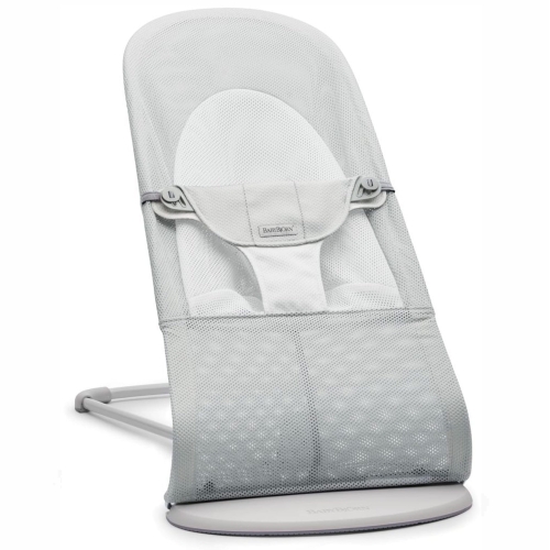 BABYBJORN - leżaczek BALANCE SOFT MESH - Szary/Biały