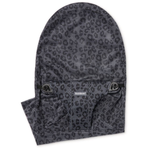 BABYBJORN - poszycie do leżaczka Balance Bliss Antracytowy/Leopard, Mesh