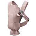 BABYBJORN MINI 3D Mesh – nosidełko, Zgaszony Róż