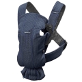 BABYBJORN MINI 3D Mesh – nosidełko, Ciemny Niebieski