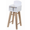 Drewniane KRZESEŁKO DO KARMIENIA LALEK II