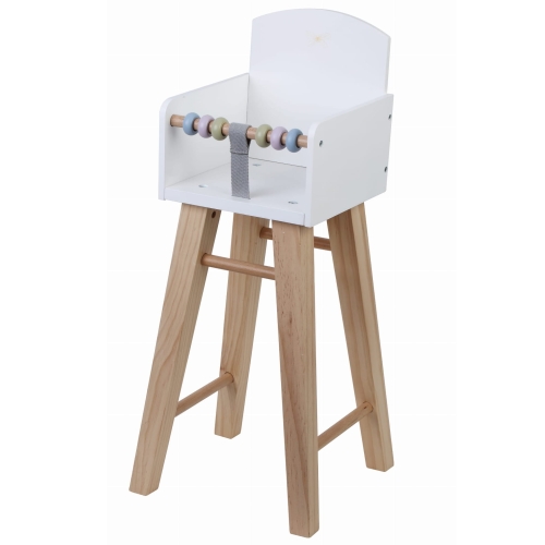 Drewniane KRZESEŁKO DO KARMIENIA LALEK II