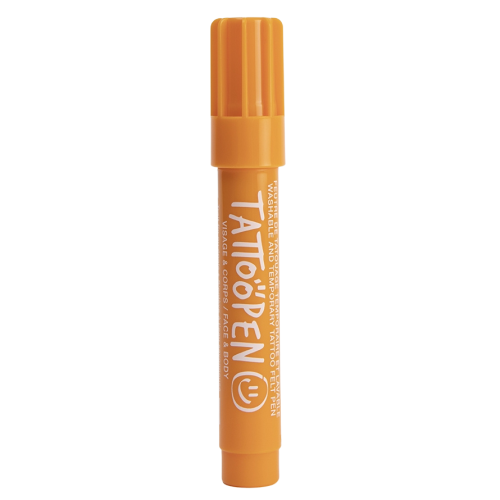 Zmywalny tatuaż w pisaku NAILMATIC - TATTOOPEN ORANGE