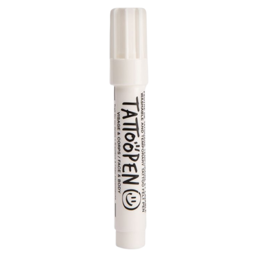 Zmywalny tatuaż w pisaku NAILMATIC - TATTOOPEN WHITE
