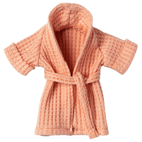 MAILEG Szlafrok dla myszki 9cm - BATHROBE CORAL