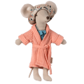MAILEG Szlafrok dla myszki 9cm - BATHROBE CORAL