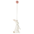 MAILEG Zawieszka metalowa zajączek - BUNNY ROSE no.2