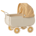 MAILEG Metalowy wózek dla myszek 15cm - MICRO PRAM YELLOW