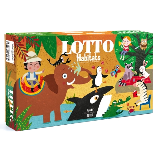 LONDJI Gra lotto 3+ - KRÓLESTWO ZWIERZĄT