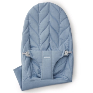 BABYBJORN - poszycie do leżaczka Bliss Cotton, Niebieski (Petal Quilt)