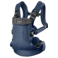 BABYBJORN - nosidełko Harmony 3D Mesh, Granatowy + śliniaczek do nosidełka Harmony