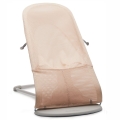 BABYBJORN - leżaczek BALANCE SOFT MESH - Różowy/Biały