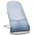 BABYBJORN - leżaczek BALANCE SOFT MESH - Niebieski/Biały