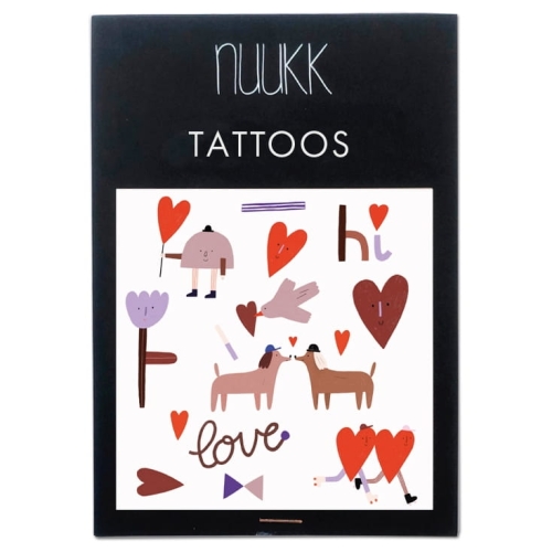 NUUKK Organiczne tatuaże dla dzieci - LOTS OF LOVE