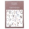 NUUKK Organiczne tatuaże dla dzieci - ABC