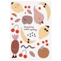 NUUKK Organiczne tatuaże dla dzieci - CHEEKY FRUITS