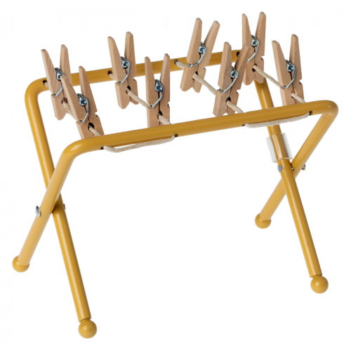 MAILEG Suszarka na ubrania ze spinaczami 8cm - DRYING RACK