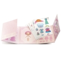 DJECO Zestaw z naklejkami wielorazowymi 4+ - Tinyly MISS LILYPINK