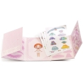 DJECO Zestaw z naklejkami wielorazowymi 4+ - Tinyly MISS LILYRUBY