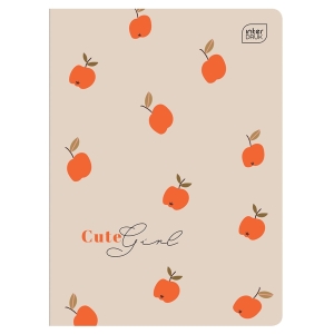 CUTE GIRL Zeszyt A5 w 3 linie 16 - JABŁUSZKA
