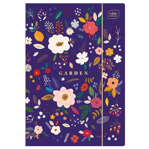 GARDEN Teczka z gumką A4 - FLOWERS I