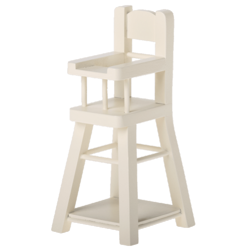 MAILEG Krzesełko do karmienia 17cm - MICRO WHITE