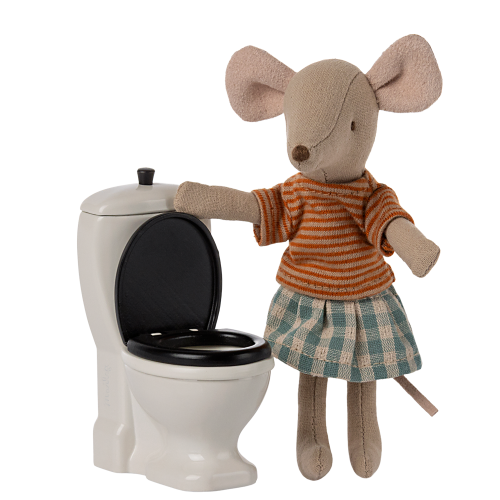 MAILEG Metalowa toaleta dla myszek 10cm - TOILET