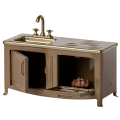 MAILEG Kuchnia dla myszek 8cm - KITCHEN LIGHT BROWN