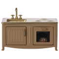 MAILEG Kuchnia dla myszek 8cm - KITCHEN LIGHT BROWN