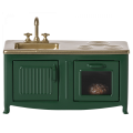 MAILEG Kuchnia dla myszek 8cm - KITCHEN DARK GREEN