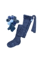 SILLY SILAS Rajstopy na szelkach - DENIM