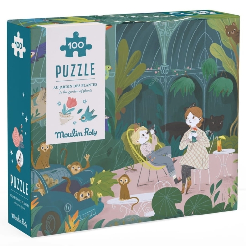 MOULIN ROTY Puzzle obserwacyjne 100 elementów - W ORANŻERII