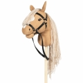 ASTRUP Koń na kiju z otwartą buzią HOBBY HORSE - BLOND
