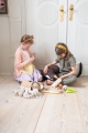 ASTRUP Koń na kiju z otwartą buzią HOBBY HORSE - BLOND