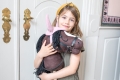 ASTRUP Koń na kiju z otwartą buzią HOBBY HORSE - BRĄZOWY