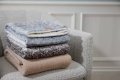Elodie Details - Kocyk Pearl Velvet - Blue Garden