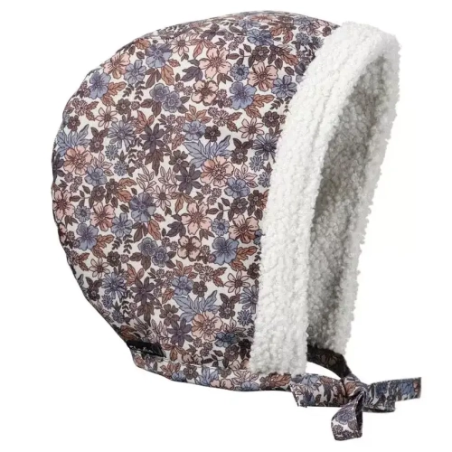 Elodie Details - Czapka Winter Bonnet - Blue Garden - 6-12 m-cy