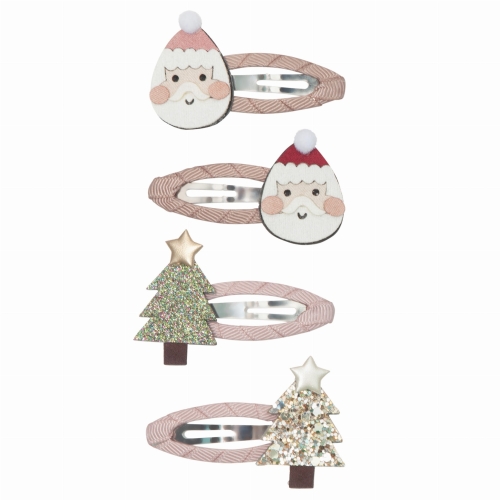 MIMI&LULA Spinki do włosów - SANTA & XMAS TREE