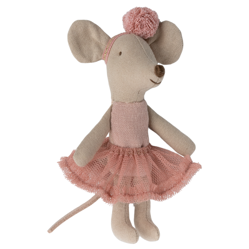 MAILEG Myszka baletnica 10cm - BALLERINA LITTLE SISTER ROSE