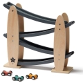 Kid's Concept - Tor samochodowy natural/grey AIDEN