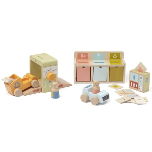 Kid's Concept - Drewniana stacja recyklingu AIDEN