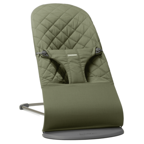 BABYBJORN - leżaczek BLISS Woven -Ciemnozielony